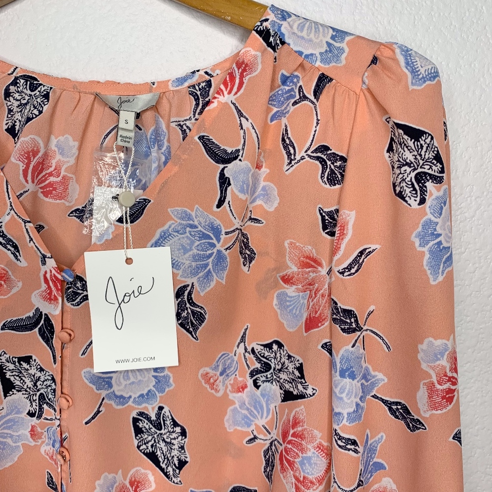 JOIE Bolona Floral Long Sleeve Blouse (NEW)